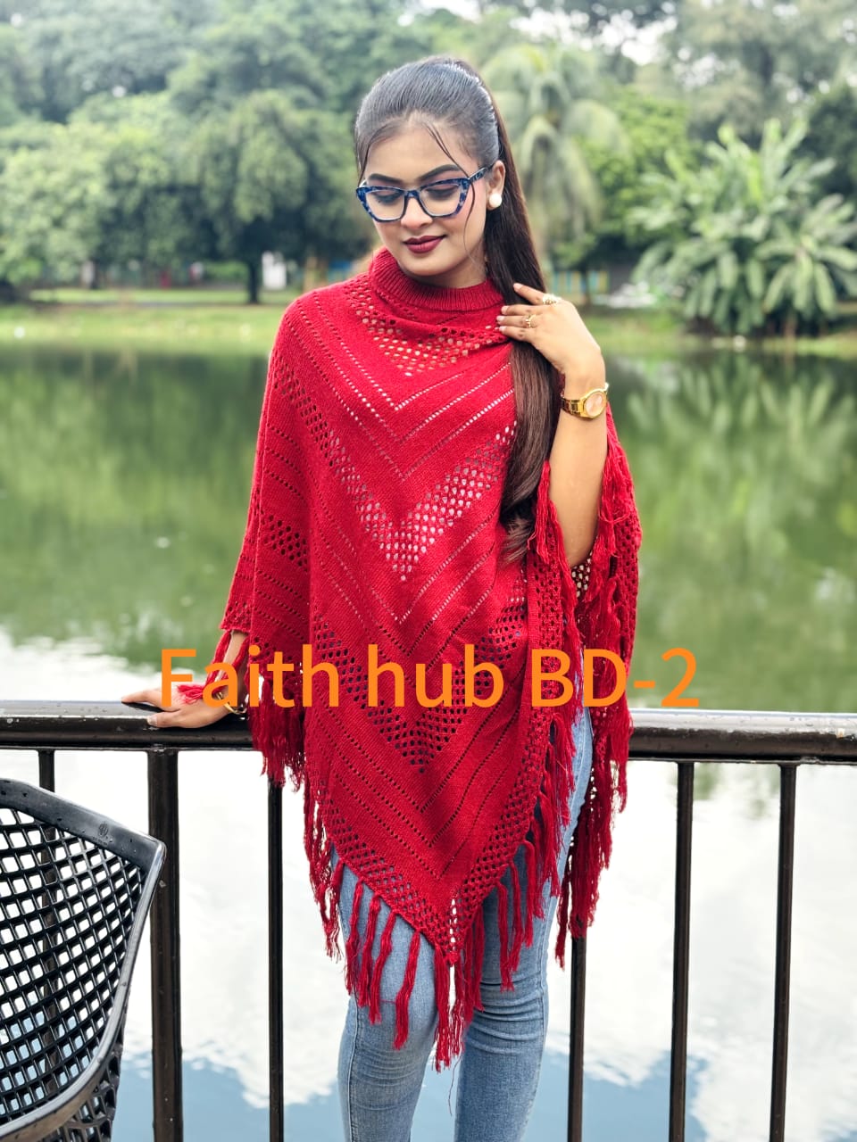 New Item Poncho 1 ( Red ) 101