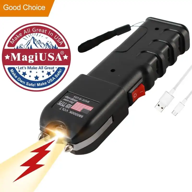 আত্মরক্ষা ইলেকট্রিক শক টেজার ও টর্চ লাইট